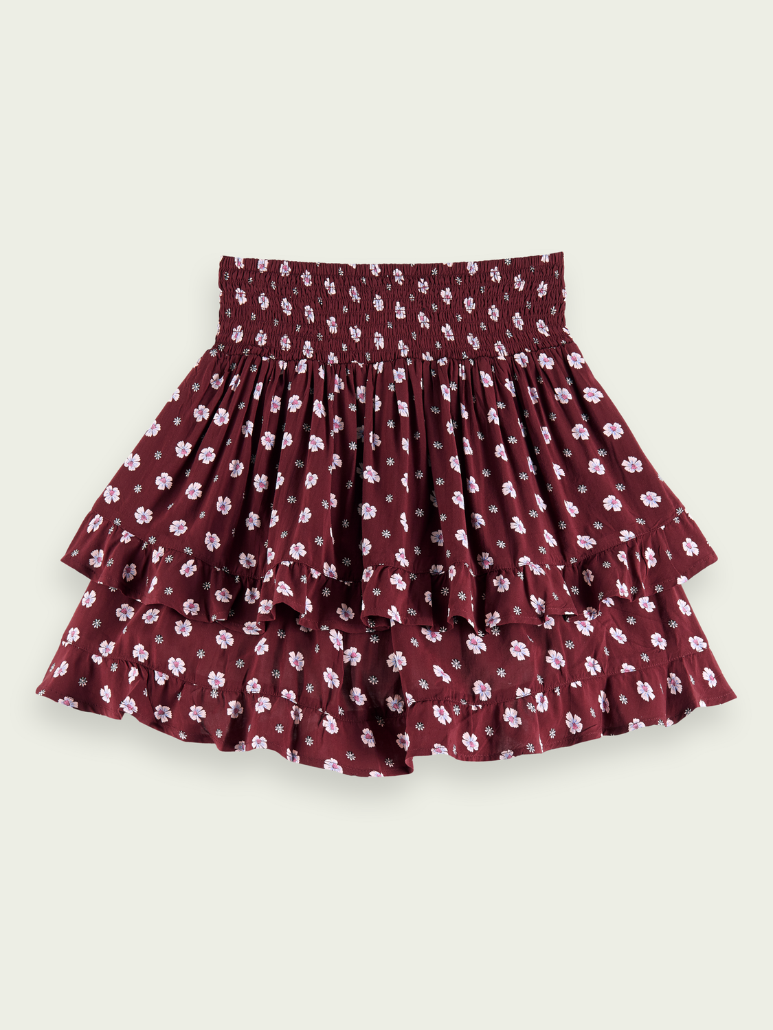 Scotch Soda Outlet | Printed Layered Mini Skirt