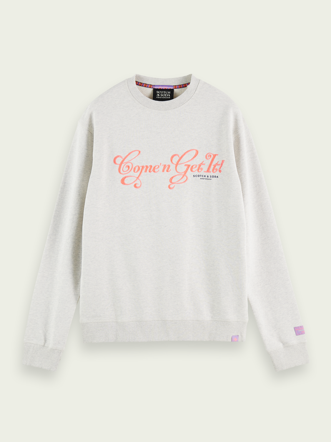 Organic Cotton Crewneck Artwork Sweatshirt