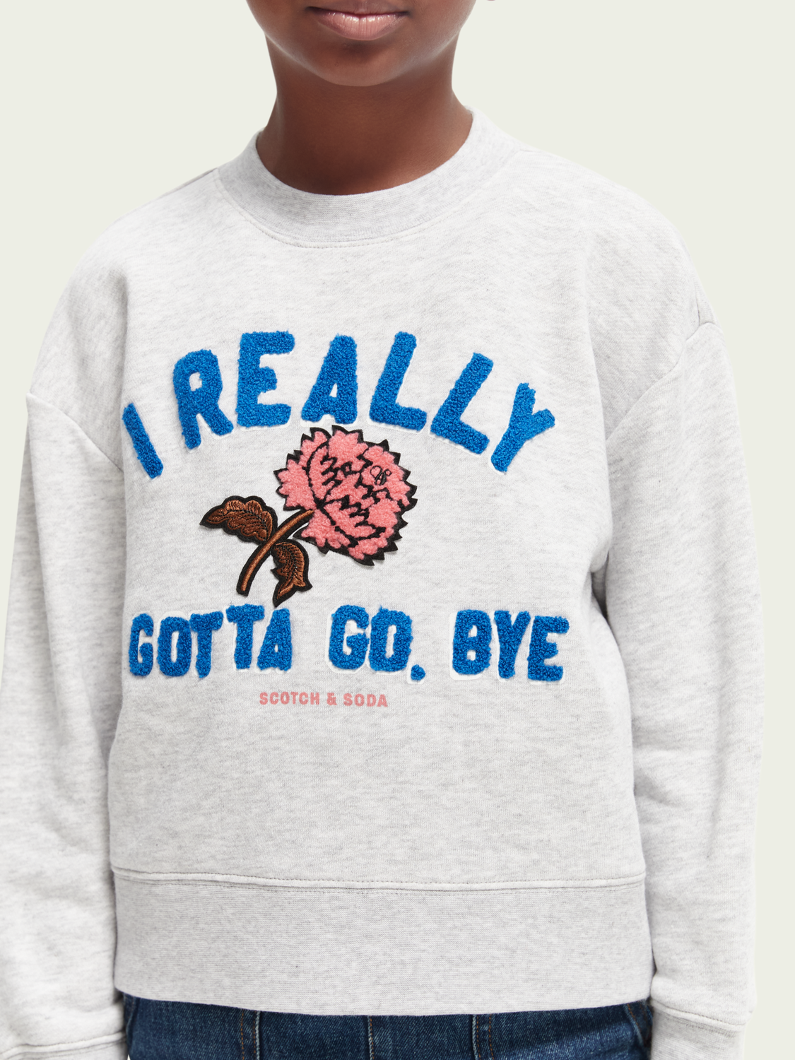 Varsity Artwork Loose-Fit Sweatshirt