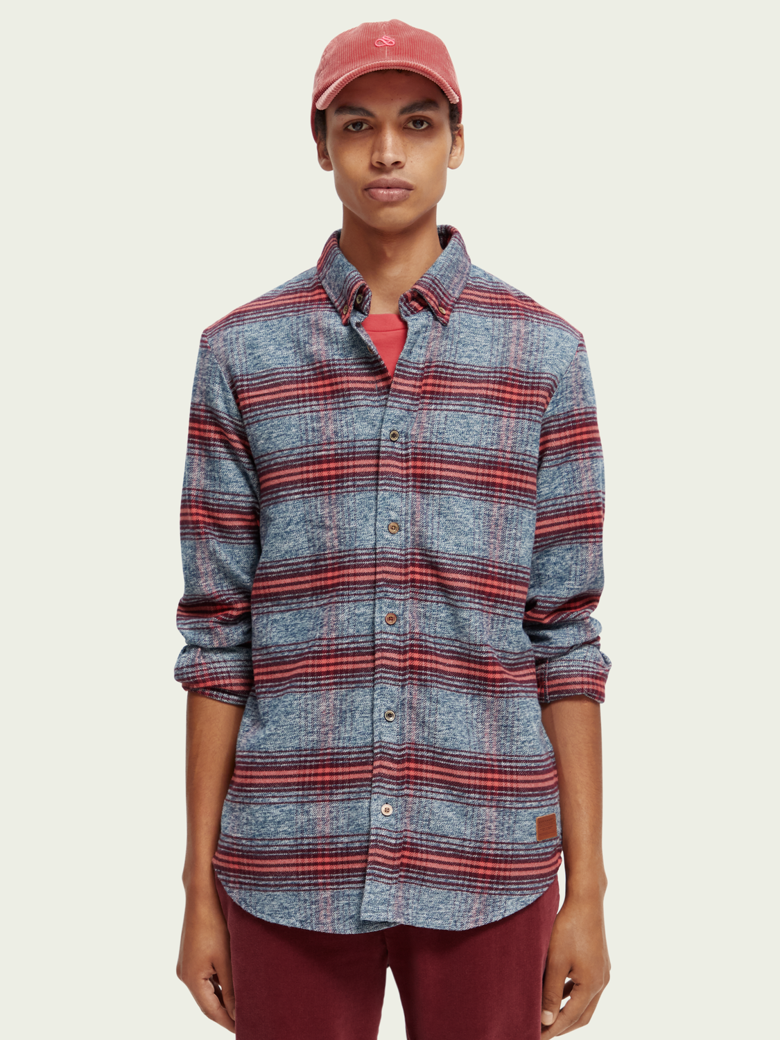 Regular Fit Checked Flannel Shirt | Scotch And Soda Outlet