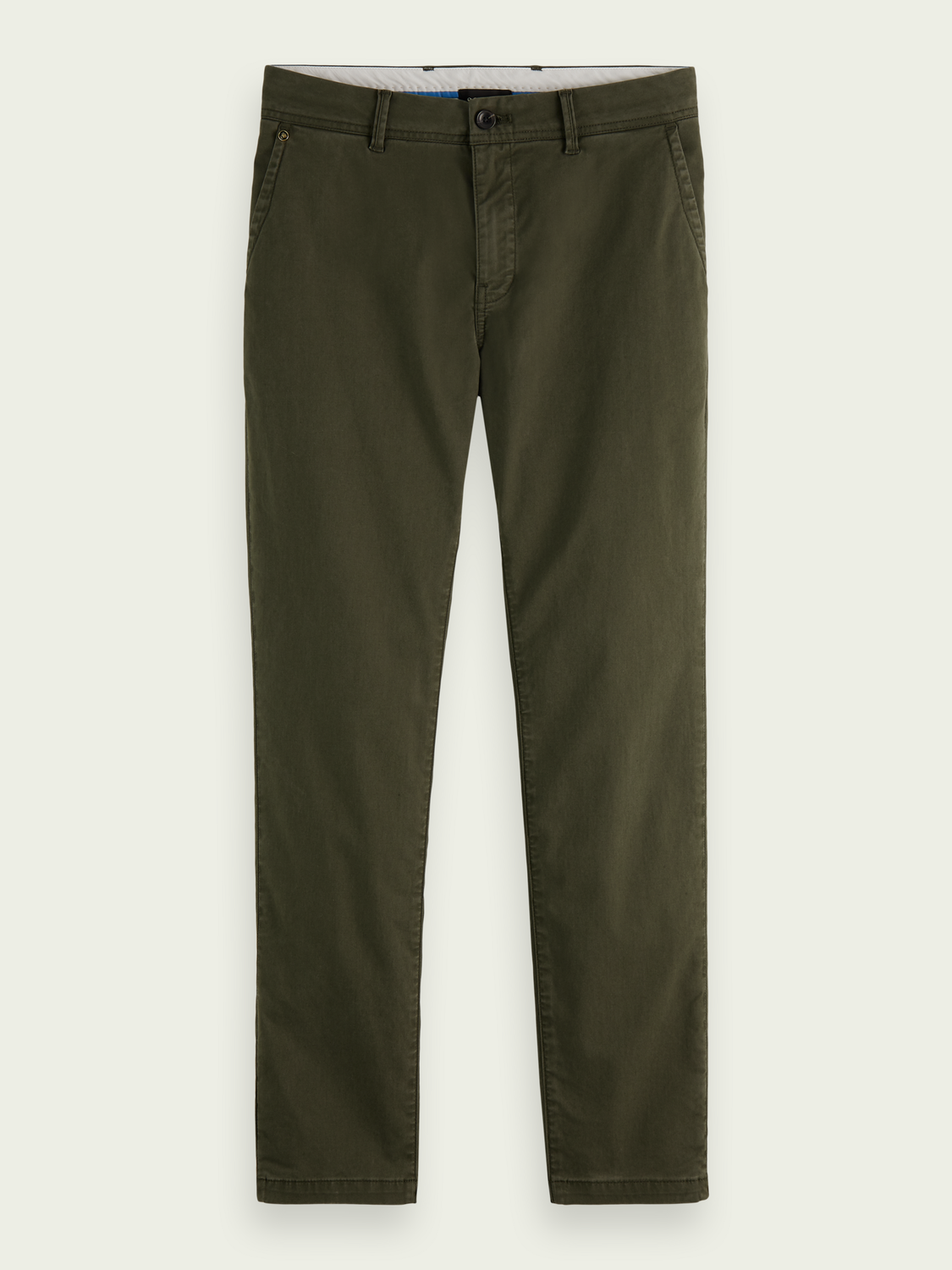 Stuart Regular Slim Fit Organic Cotton Chino | Scotch And Soda Outlet