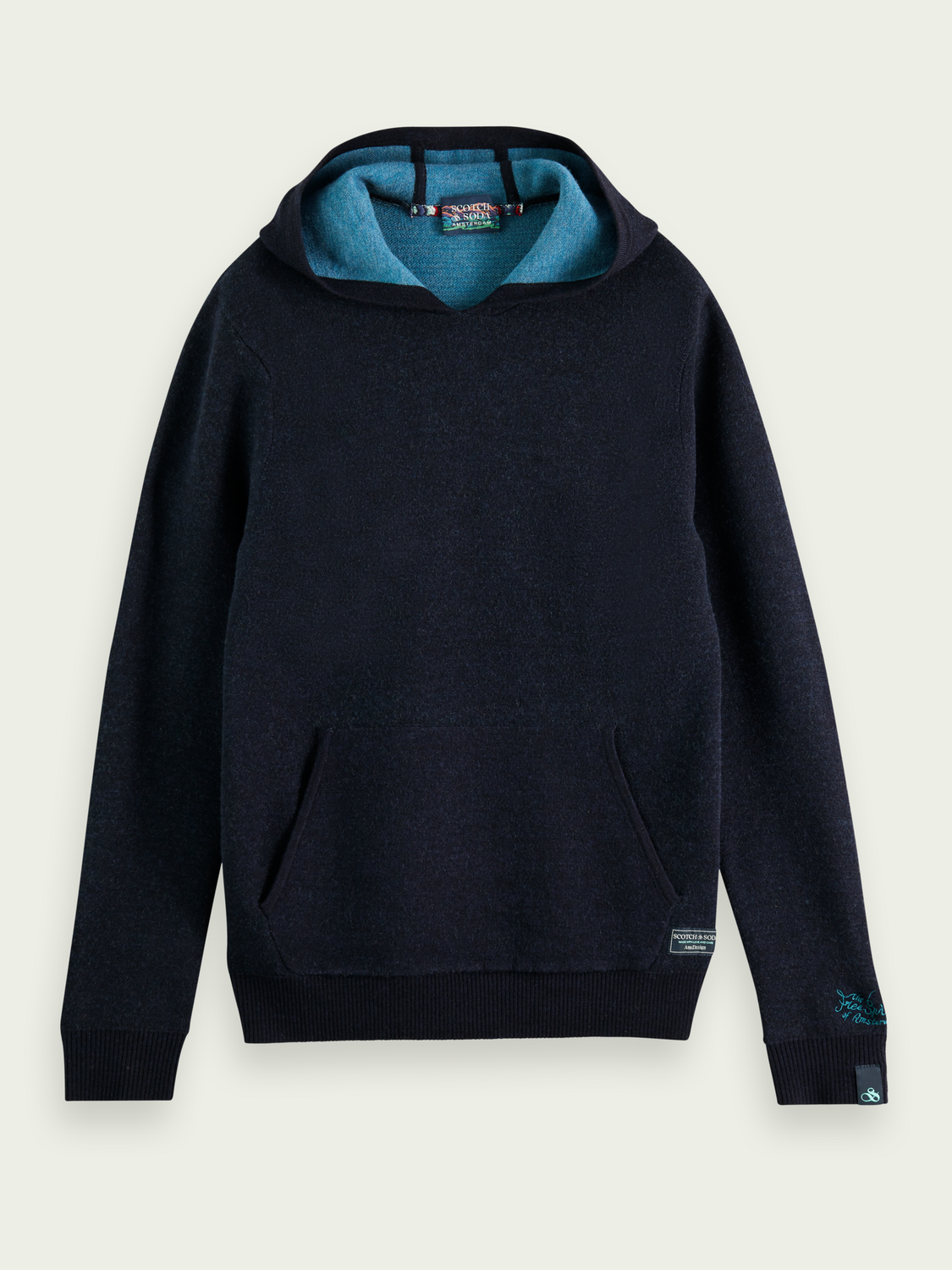 Wool-Blended Hoodie | Scotch And Soda Outlet