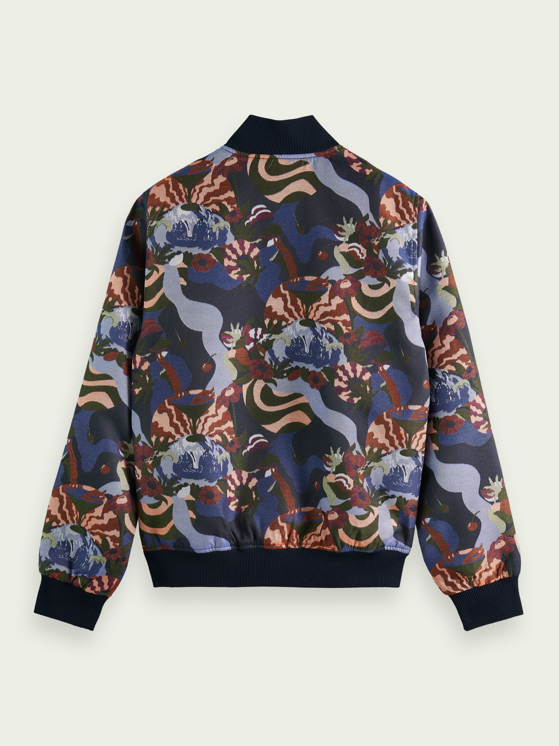 Jacquard Bomber Jacket | Scotch And Soda Outlet