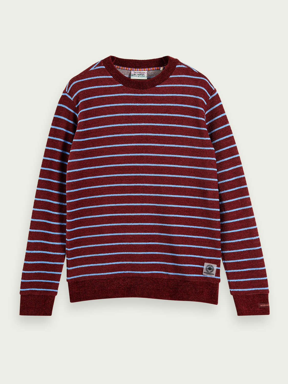 Striped Crewneck Felpa Sweatshirt | Scotch And Soda Outlet