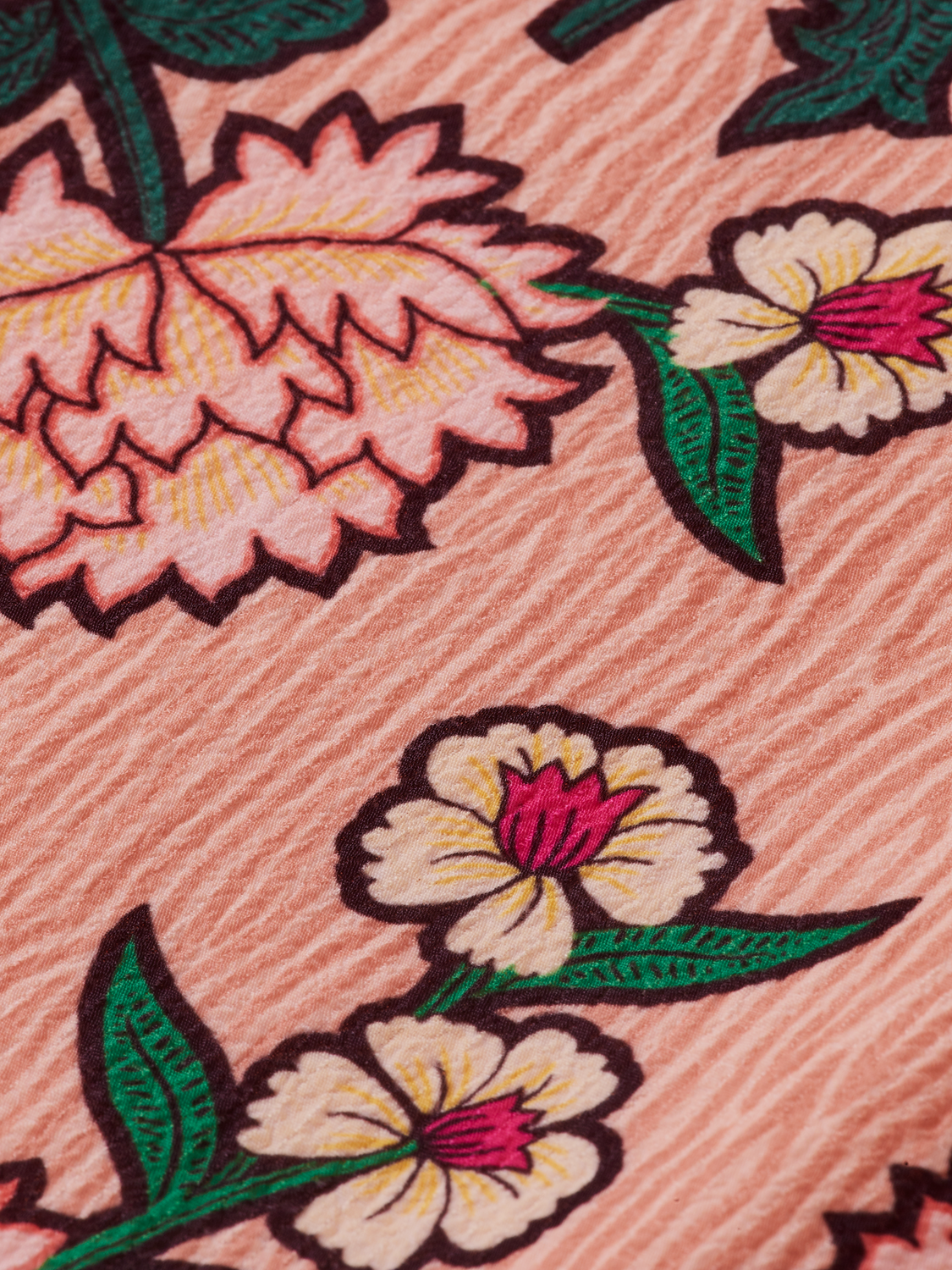 Scotch Soda Outlet | Long-Sleeved Printed Wide Fit Midi Dress