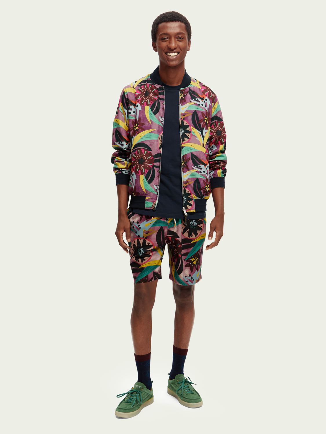 Printed Reversible Bomber Jacket | Scotch And Soda Outlet