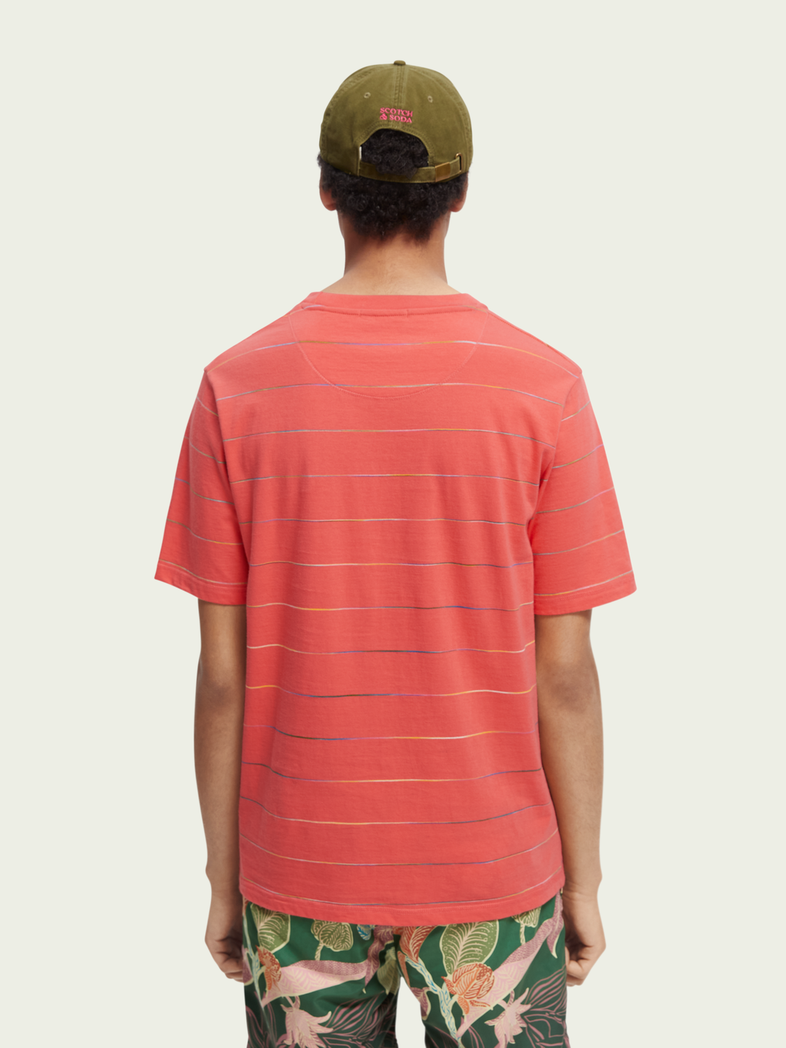Yarn-Dyed Striped Organic Cotton T-Shirt | Scotch And Soda Outlet