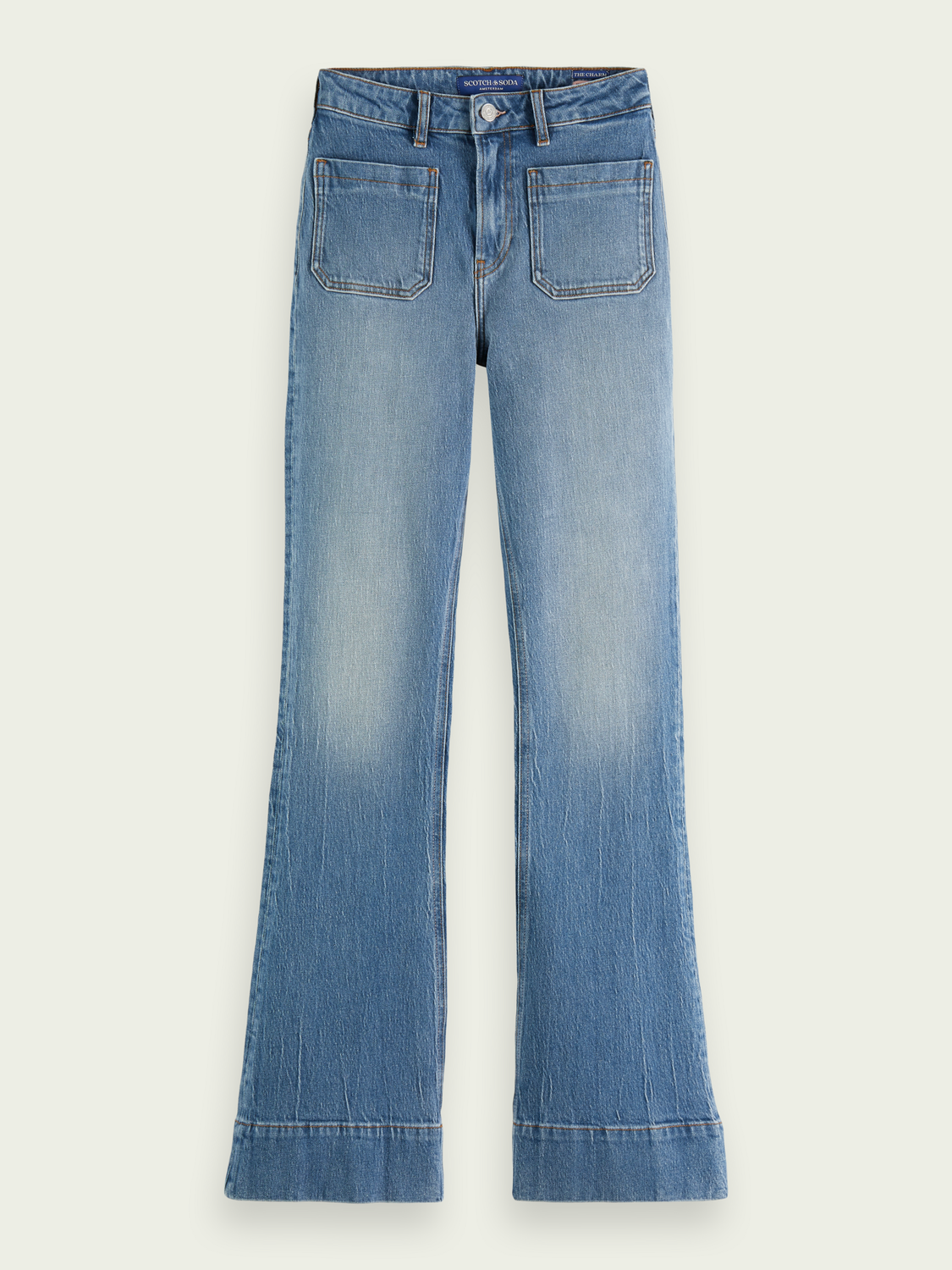 The Charm High-Rise Flared Jeans | scotch & soda outlet