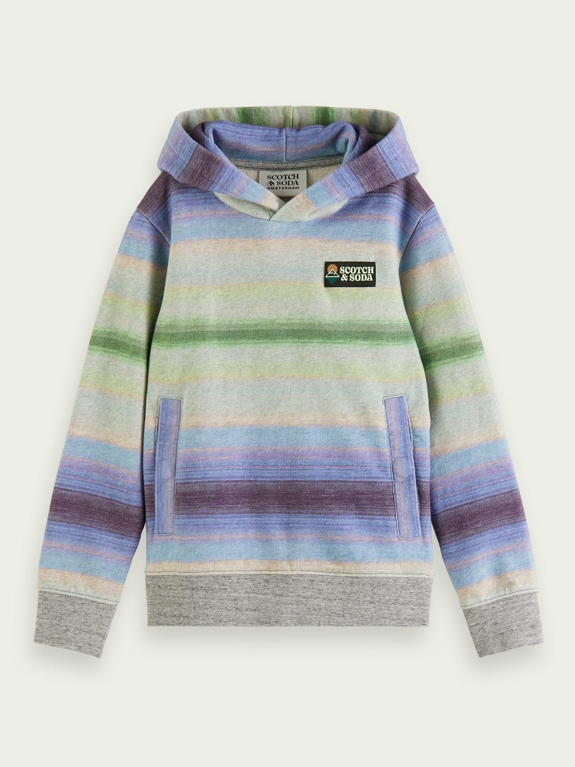 Scotch Soda Outlet | Gradient Striped Hoodie