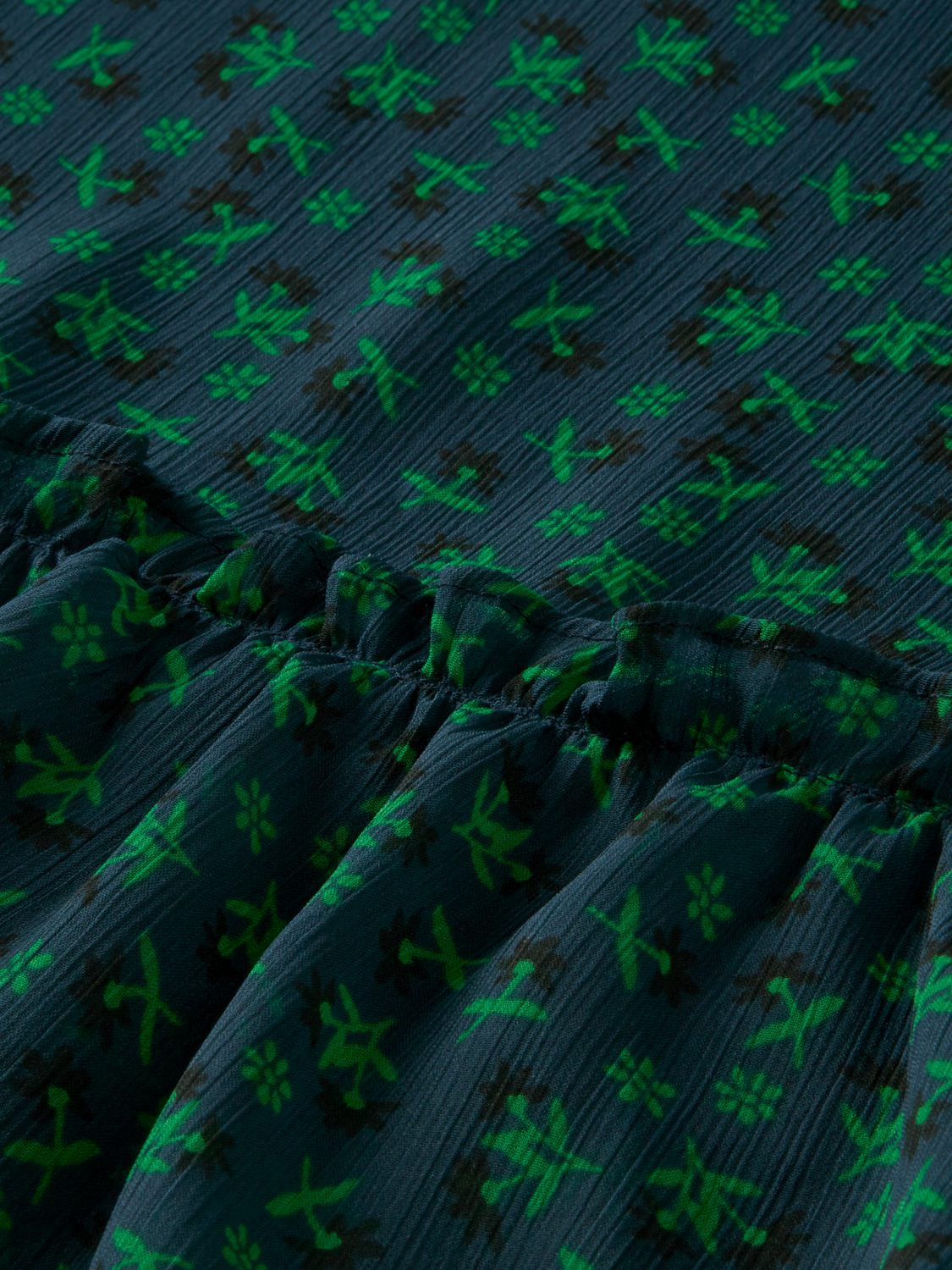 Printed Midi-Length 3/4-Length Dress