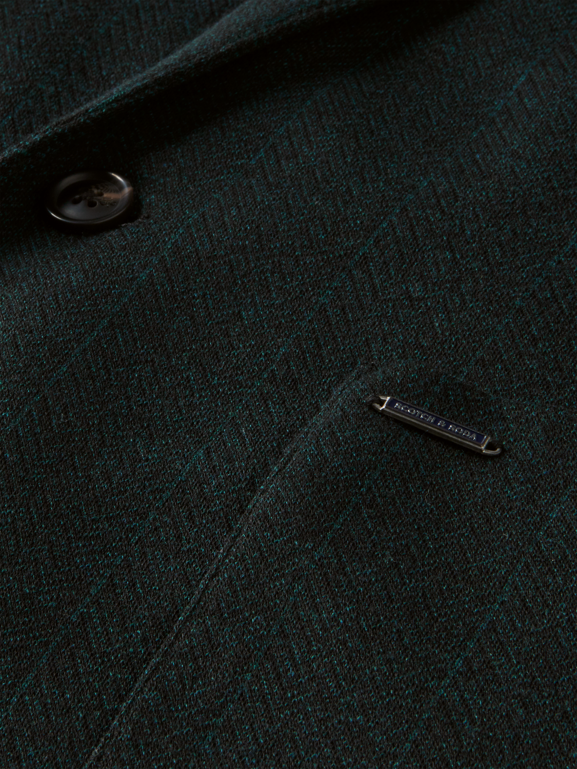 Knit Single-Breasted Blazer