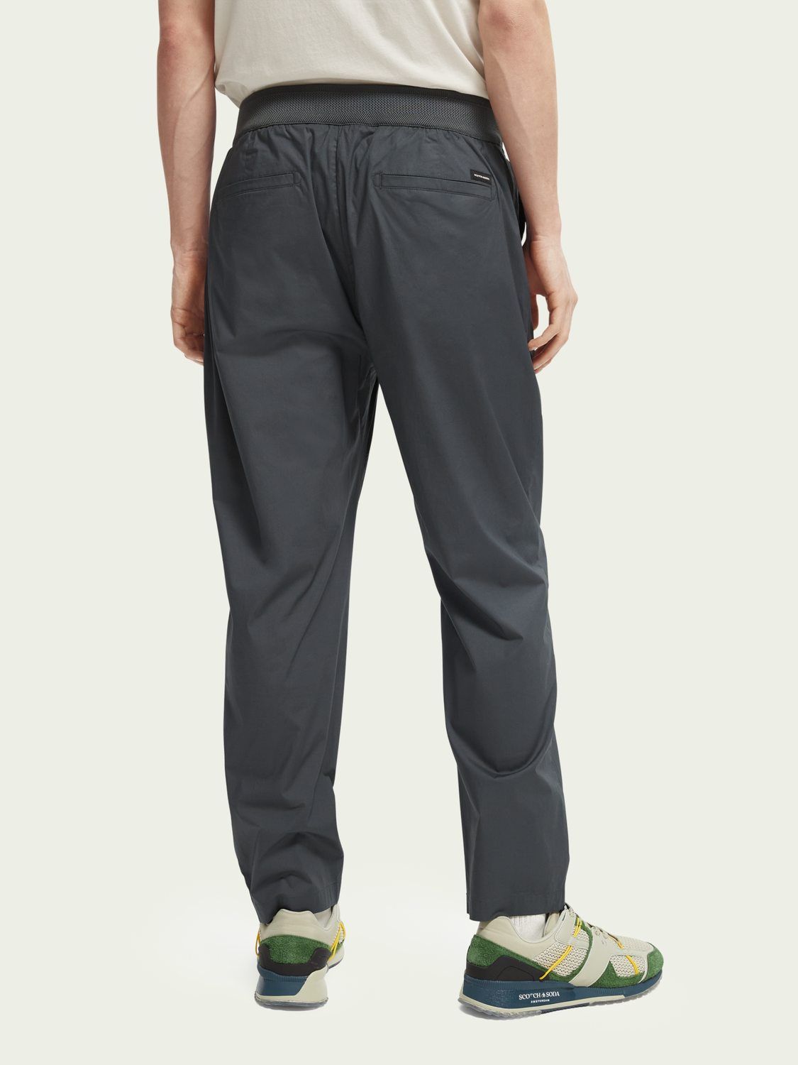 Fave Regular Tapered-Fit Poplin Jogger | Scotch And Soda Outlet