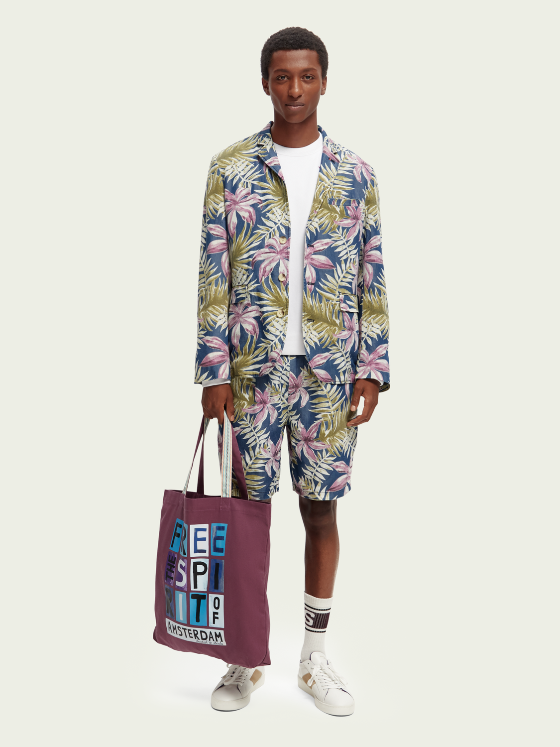 Canvas Artwork Tote Bag | Scotch And Soda Outlet