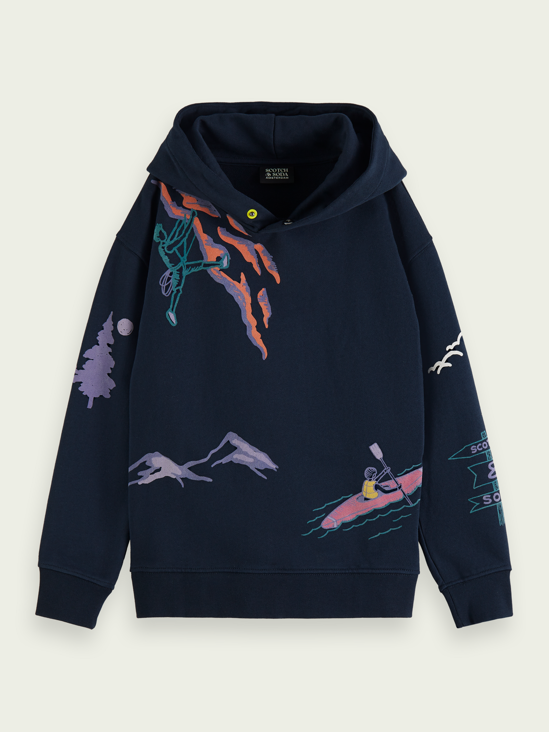 Printed Organic Cotton Hoodie
