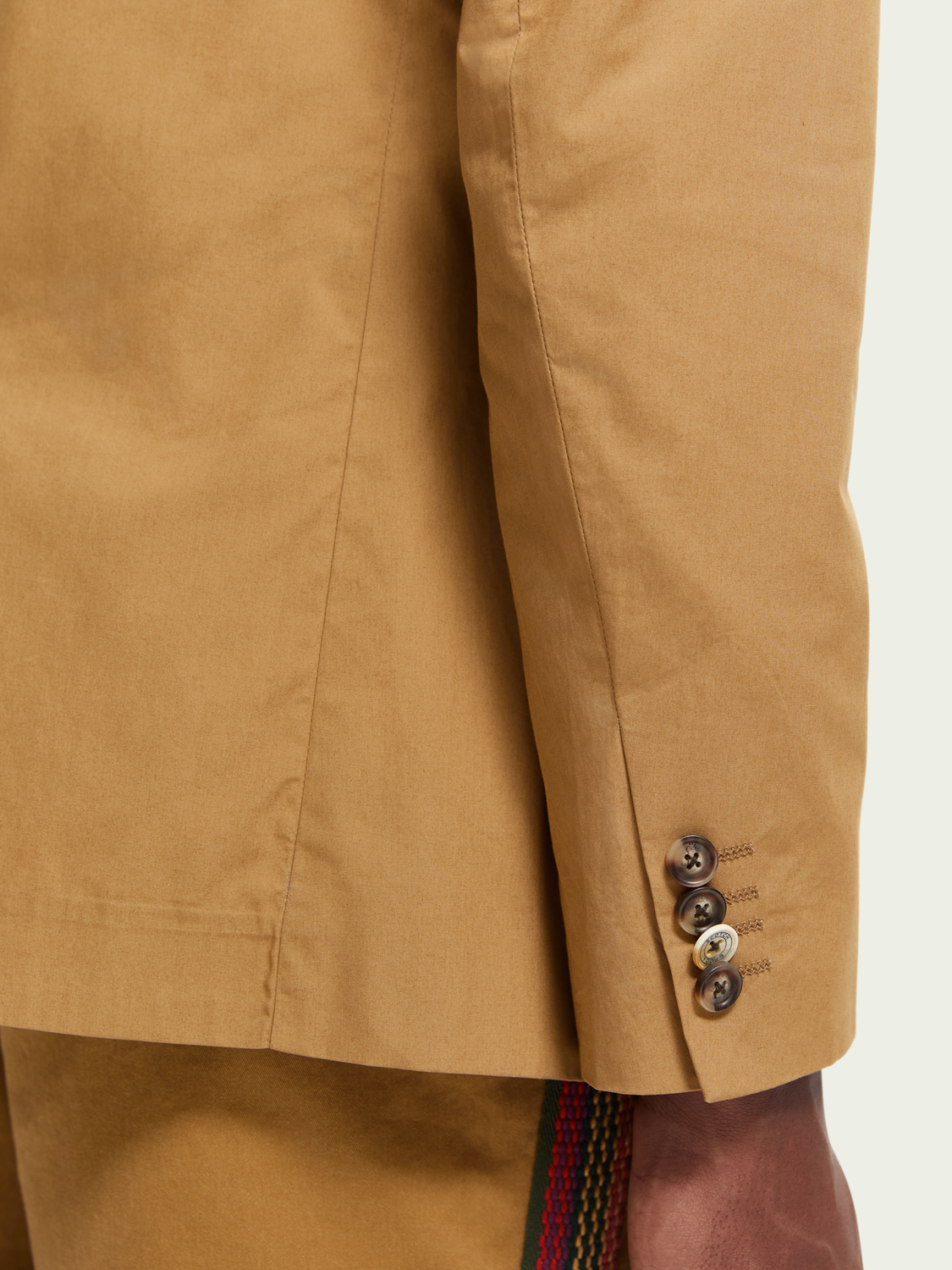 Single-Breasted Poplin Blazer | Scotch And Soda Outlet