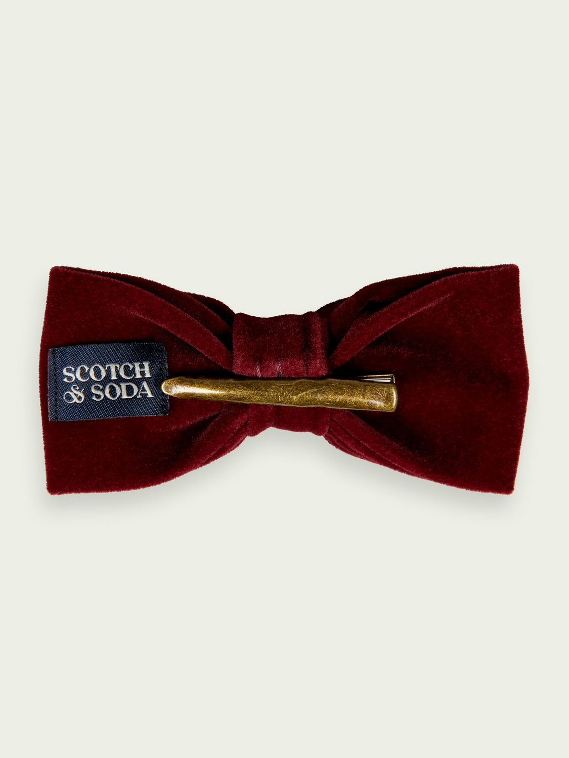 Velvet Clip-On Bow Tie