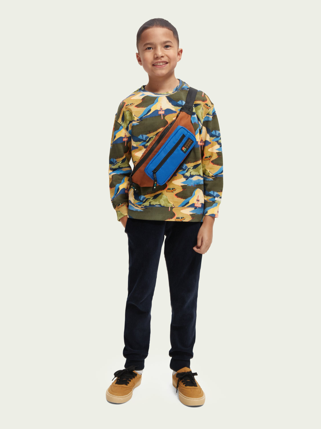 Scotch Soda Outlet | Printed Crewneck Sweatshirt