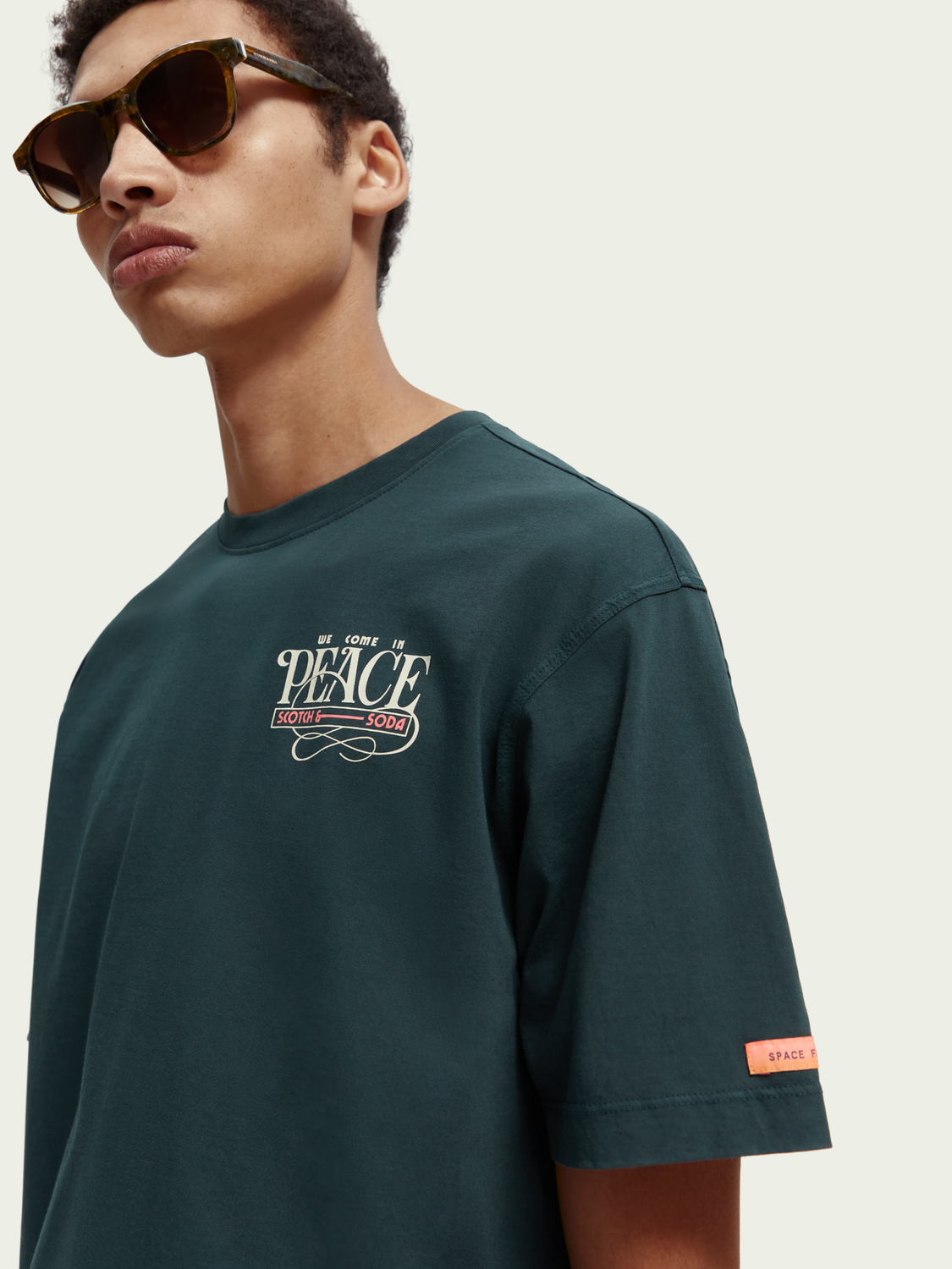 Organic Cotton Jersey Artwork T-Shirt | Scotch And Soda Outlet