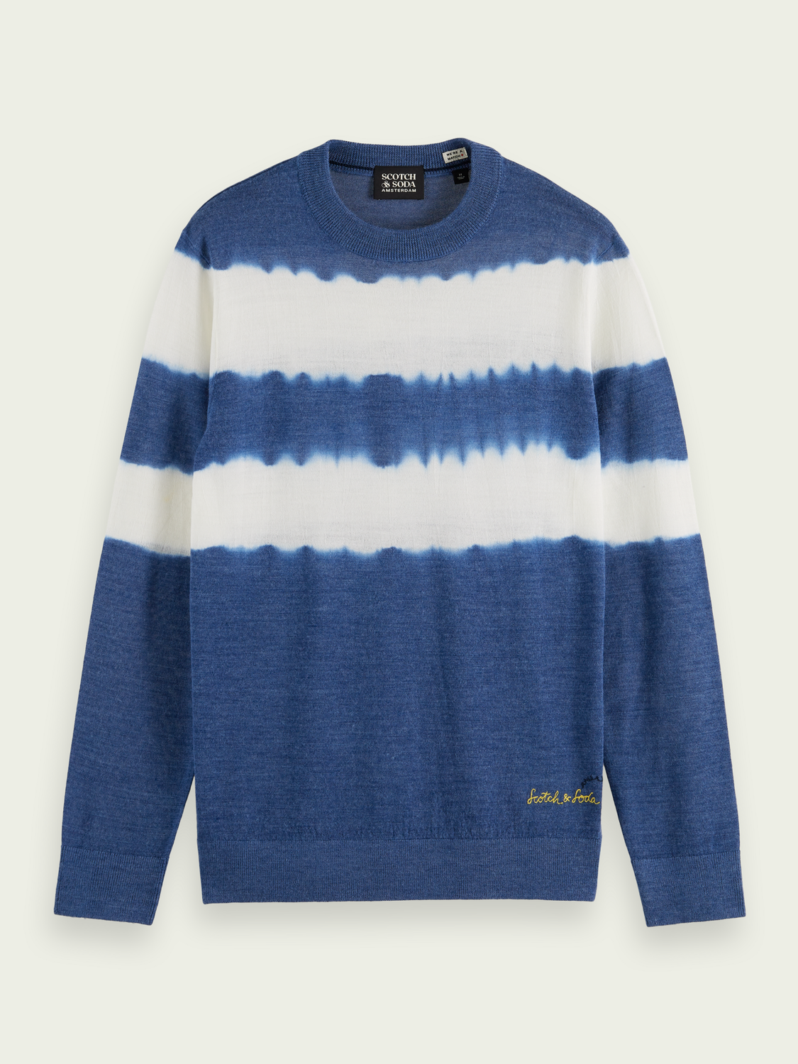 Lightweight Tie-Dye Crewneck Sweater | Scotch And Soda Outlet