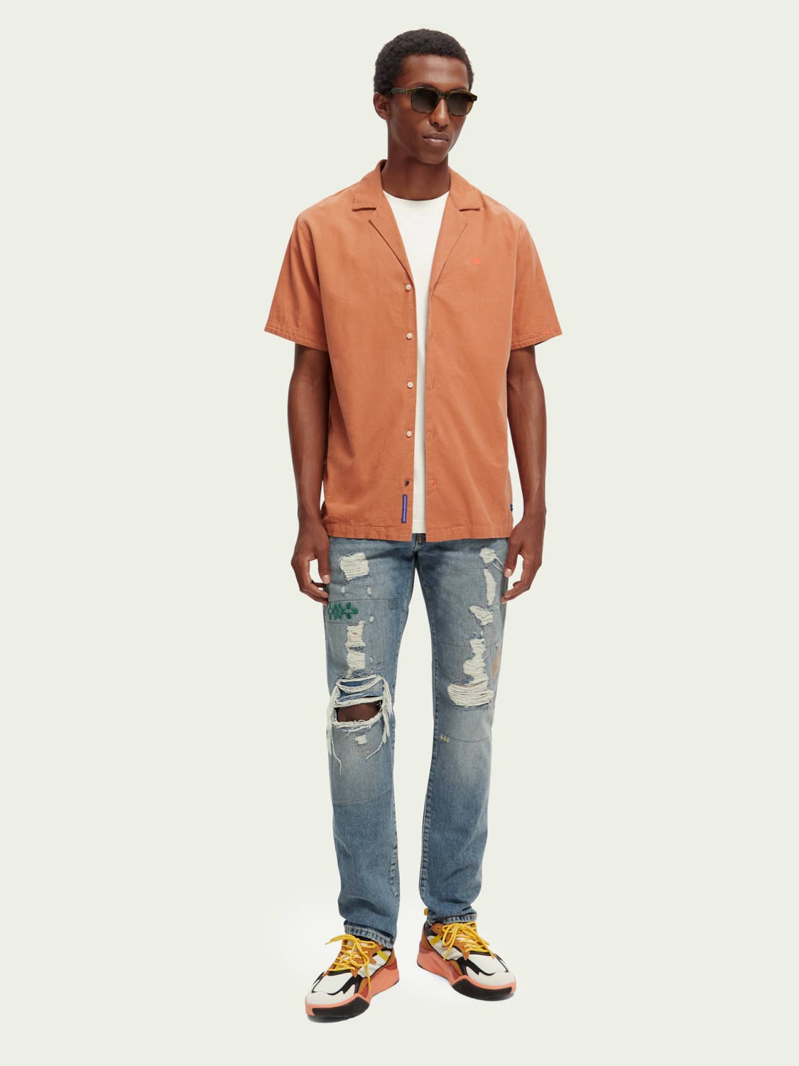 Ralston Premium Organic Regular Slim Fit Jeans - Space Race | Scotch And Soda Outlet