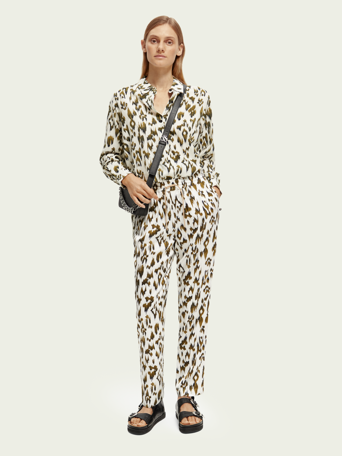 Oversized Printed Shirt | scotch & soda outlet