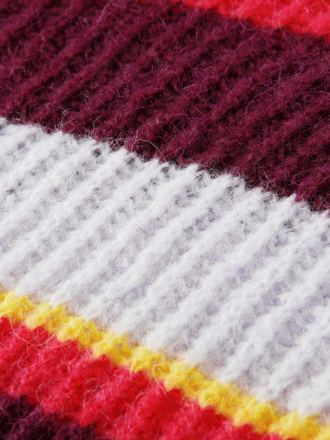 Fuzzy Knitted Puffy Sleeve Sweater