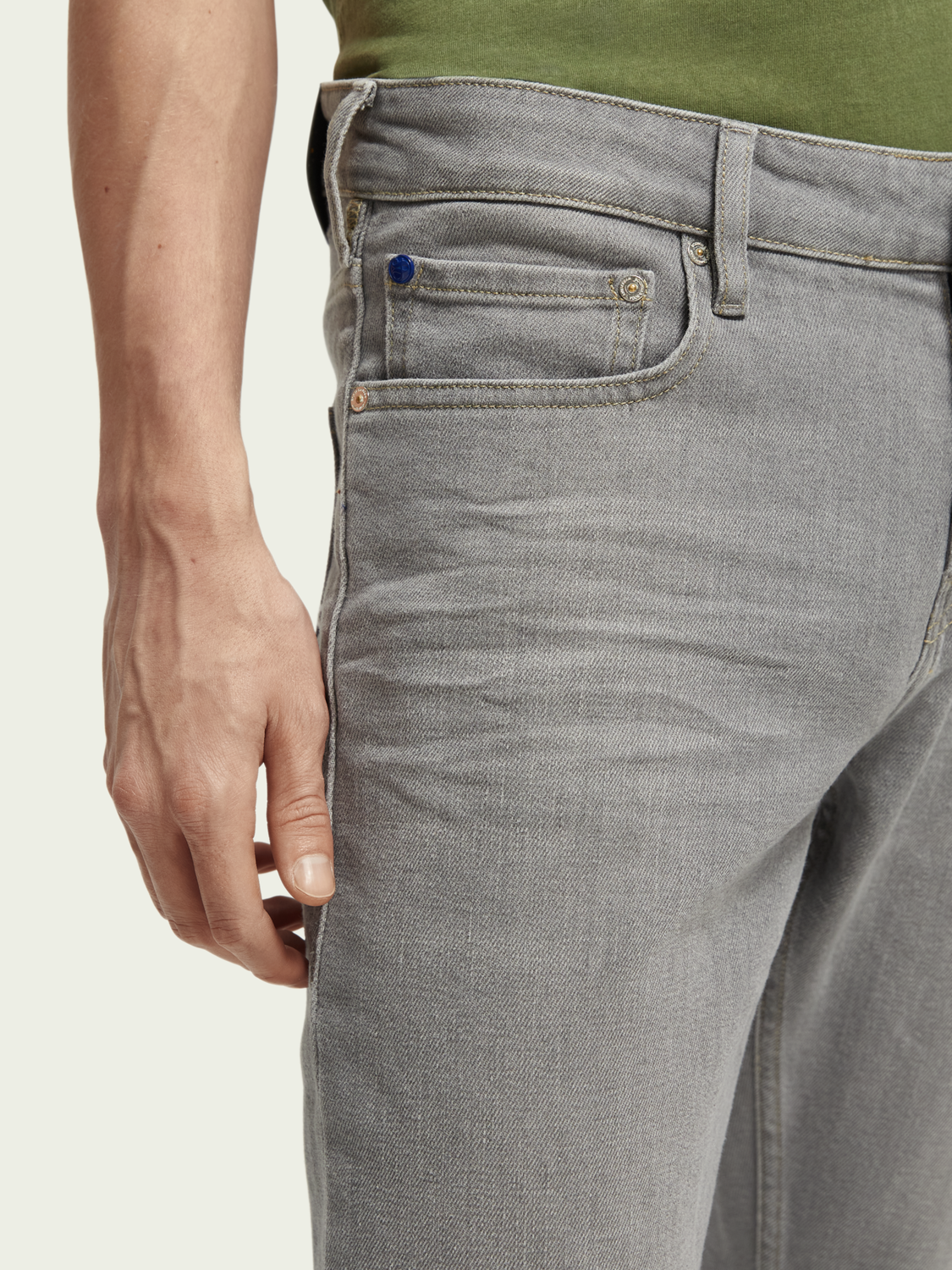 The Skim Super-Slim Fit Grey Toned Jeans | Scotch And Soda Outlet