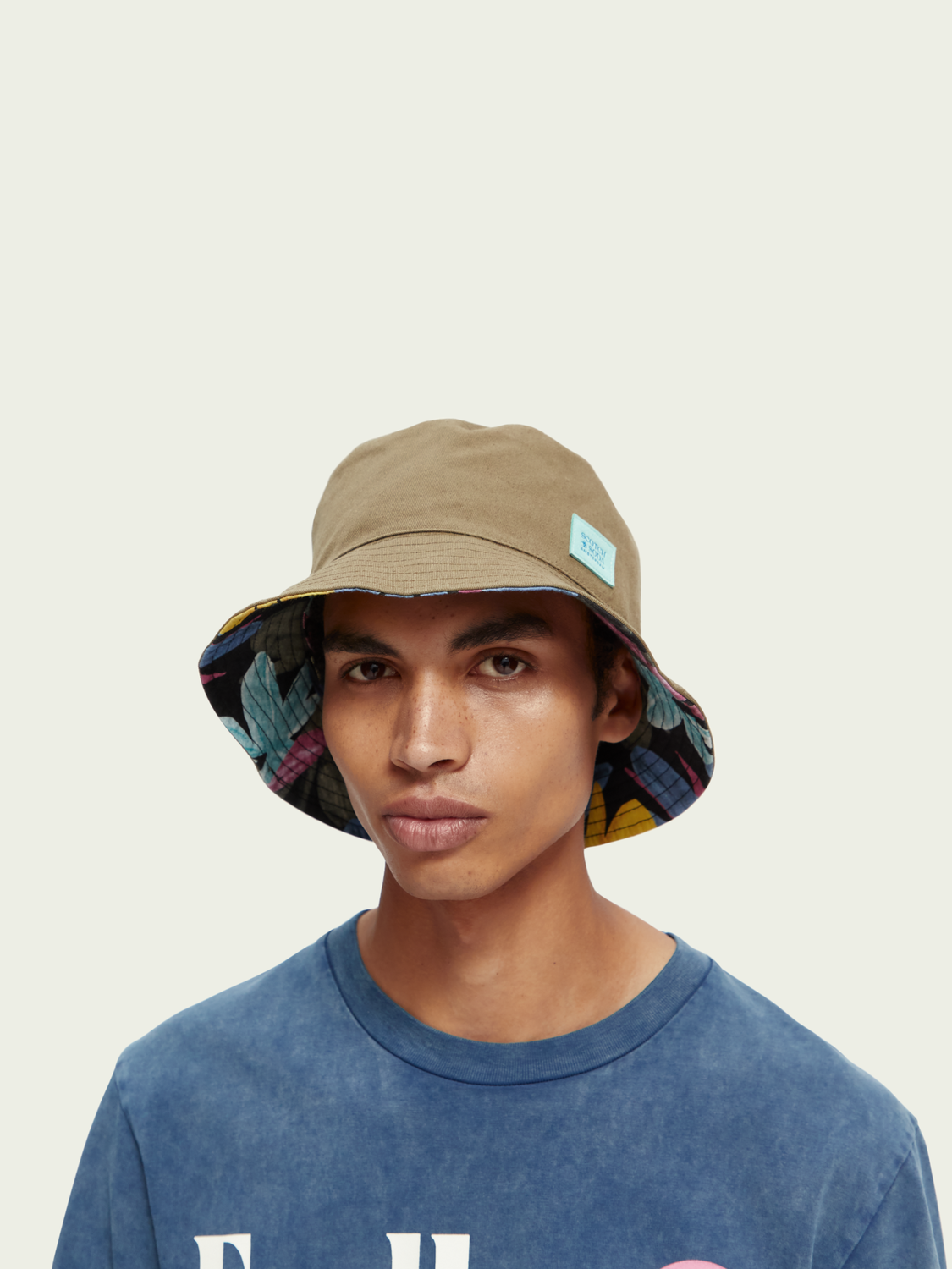 Printed Reversible Bucket Hat | Scotch And Soda Outlet