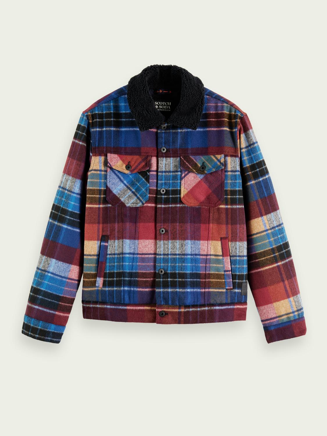 Sherpa-Lined Trucker Jacket | Scotch And Soda Outlet