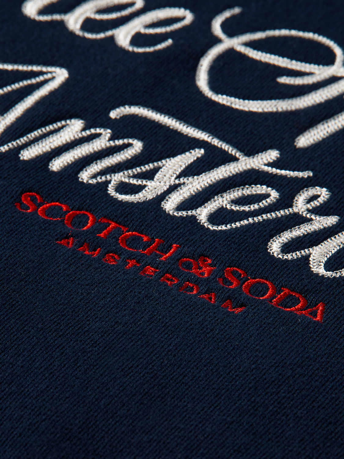 Embroidered Artwork Crewneck Sweatshirt | Scotch And Soda Outlet