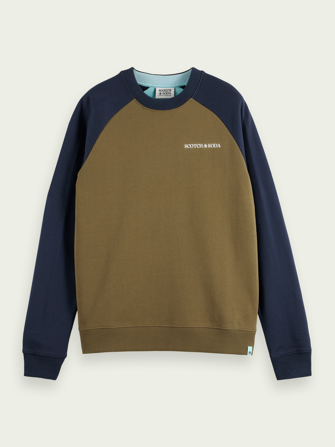Unisex Organic Cotton Felpa Crewneck Sweatshirt | scotch & soda outlet