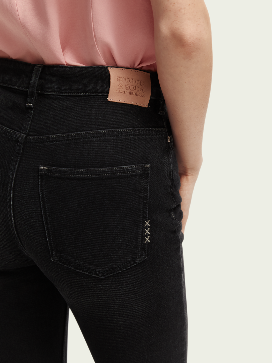 The Line High-Rise Skinny Fit Jeans | scotch & soda outlet