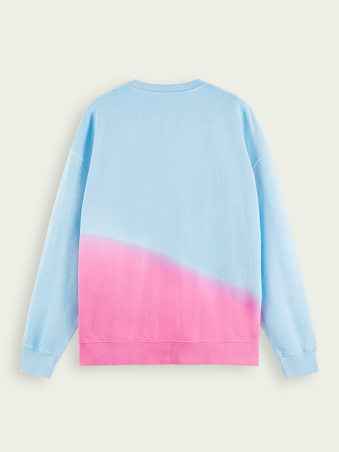 Tie-Dye Crewneck Organic Cotton Sweatshirt | Scotch And Soda Outlet