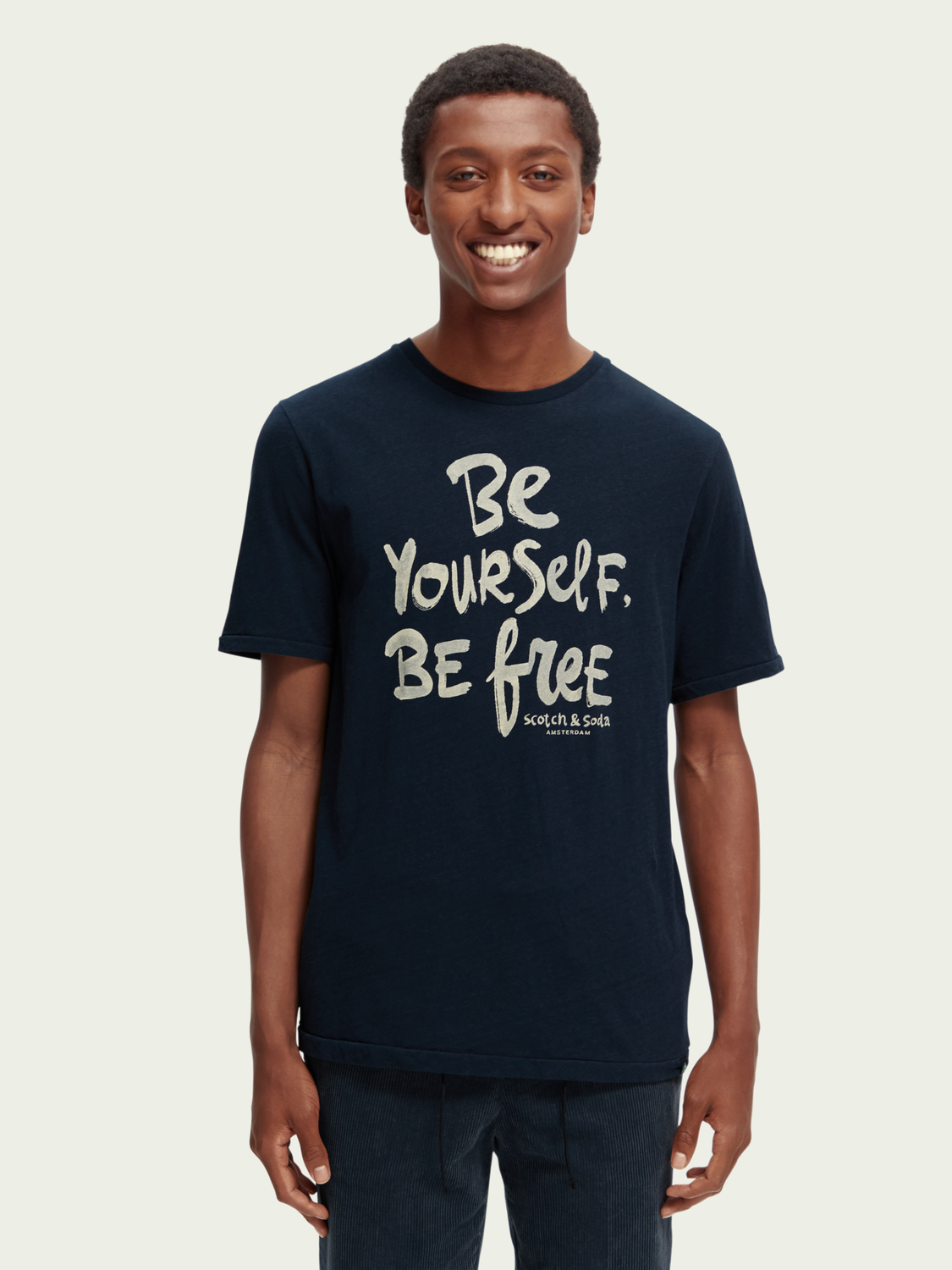 Regular Fit Graphic Crewneck T-Shirt | Scotch And Soda Outlet