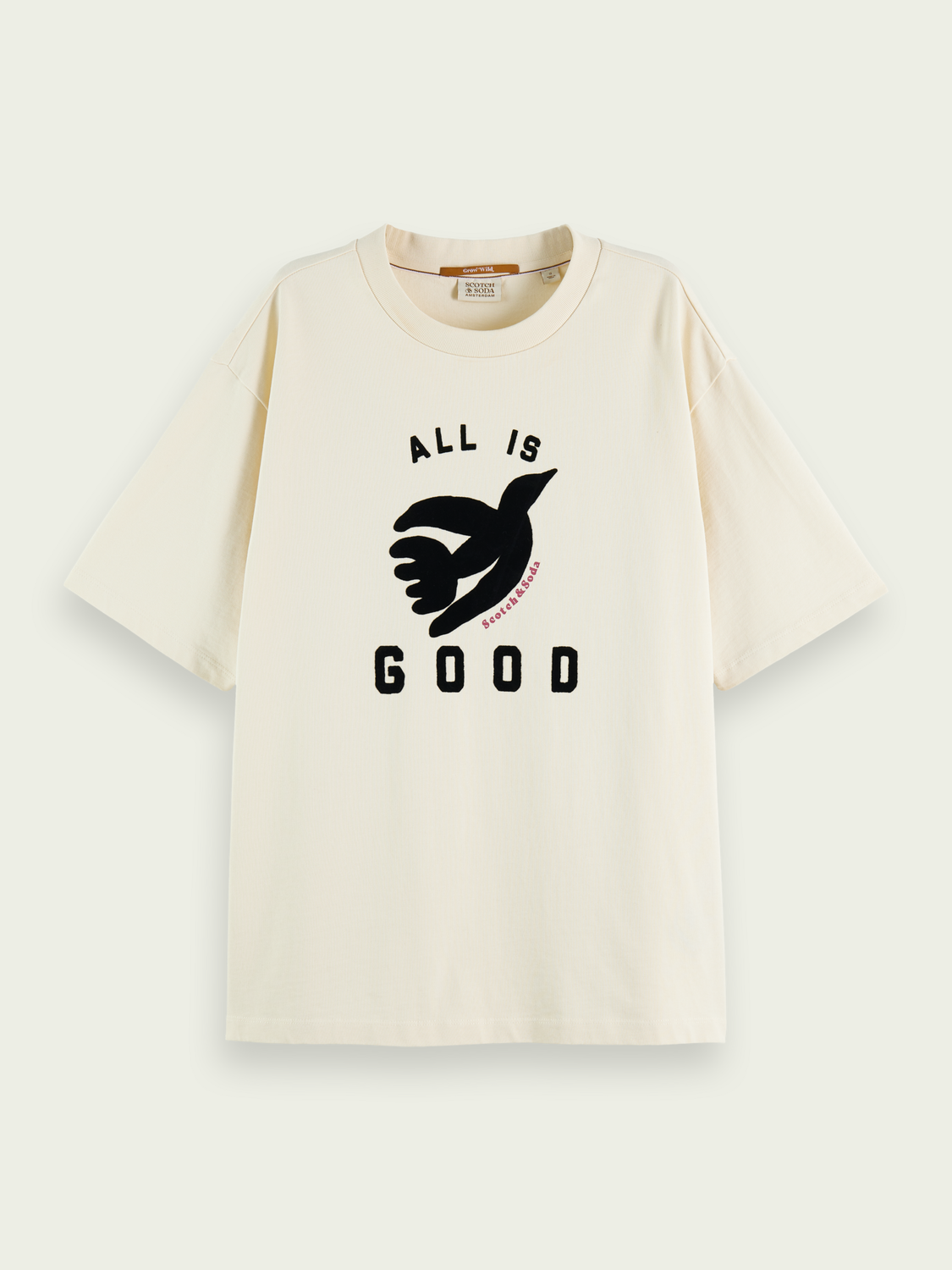 Loose Fit Graphic Organic T-Shirt | scotch & soda outlet