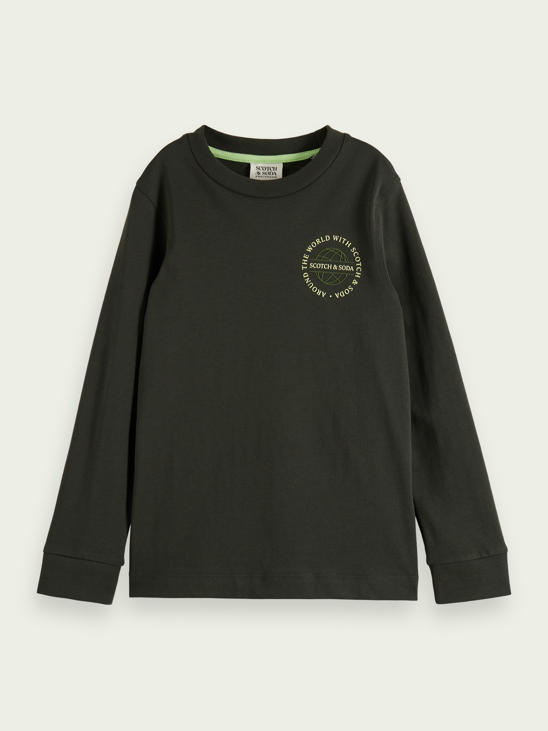 Long-Sleeved Organic Cotton Artwork T-Shirt