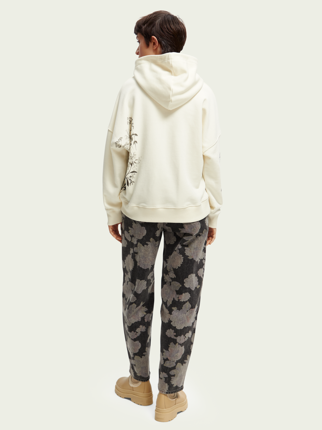 Loose Fit Artwork Hoodie | scotch & soda outlet