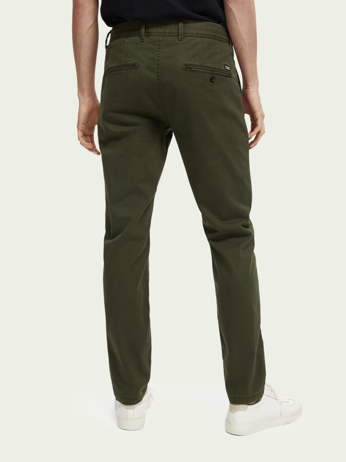Stuart Regular Slim Fit Organic Cotton Chino | Scotch And Soda Outlet