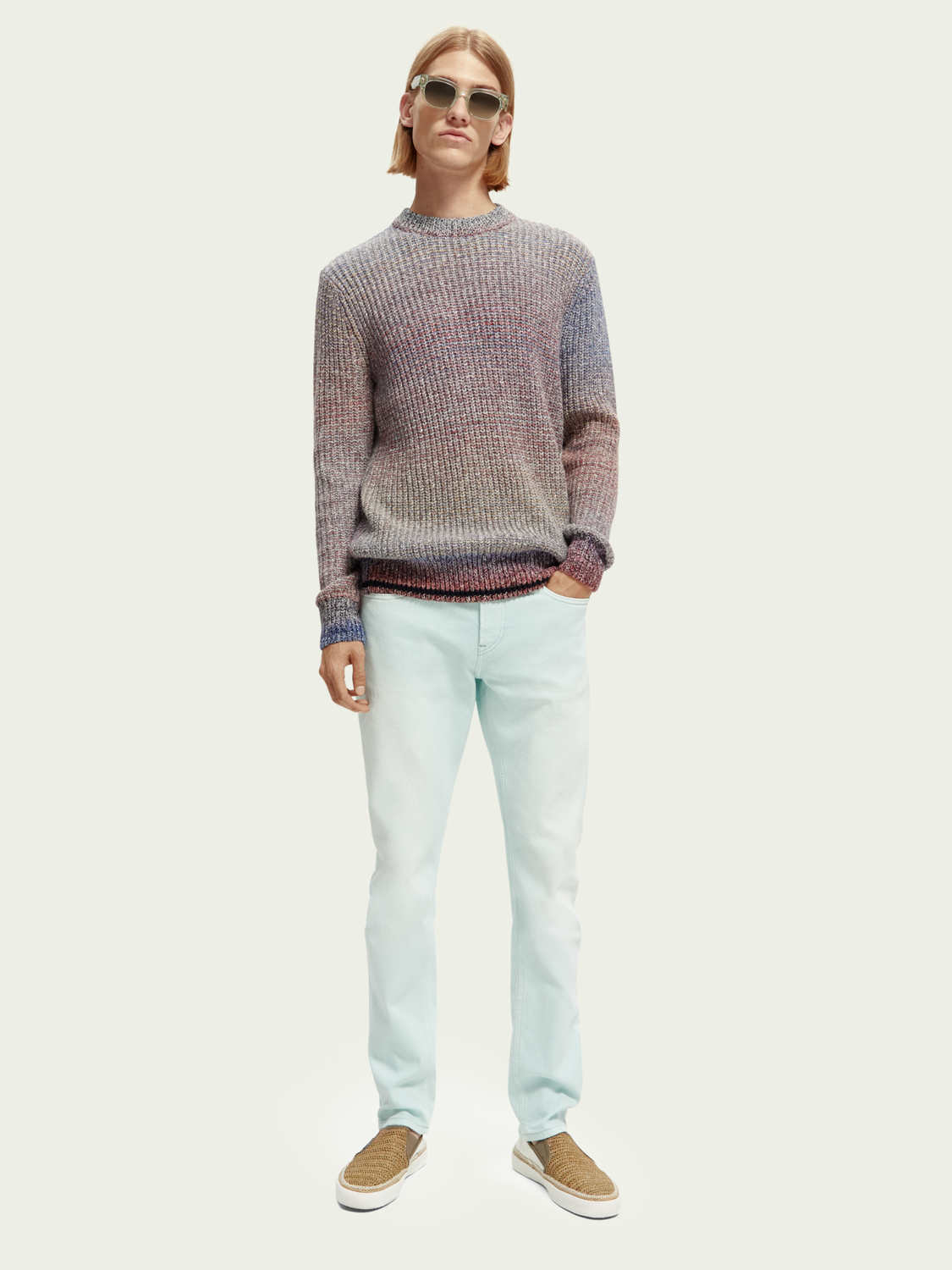 Gradient Rib-Knit Sweater | Scotch And Soda Outlet