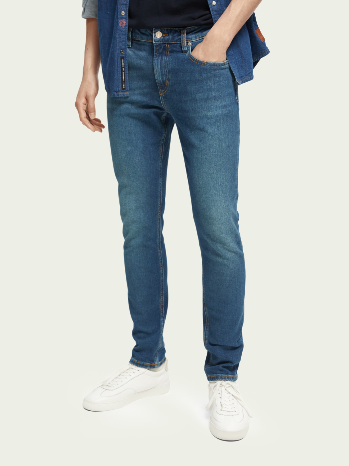 The Skim Super-Slim Fit Organic Cotton Jeans | Scotch And Soda Outlet
