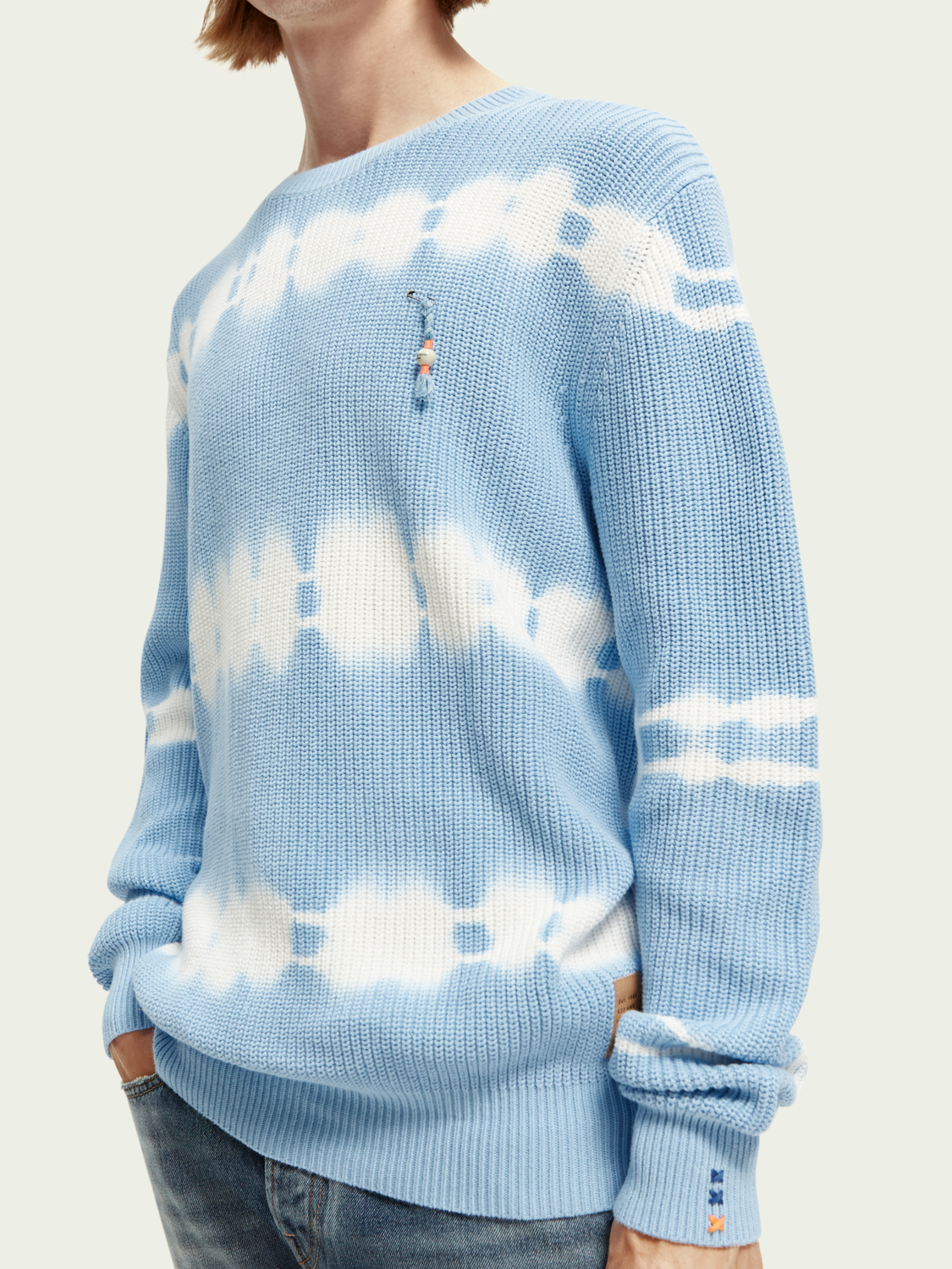 Chunky-Knit Tie-Dye Organic Sweater | Scotch And Soda Outlet