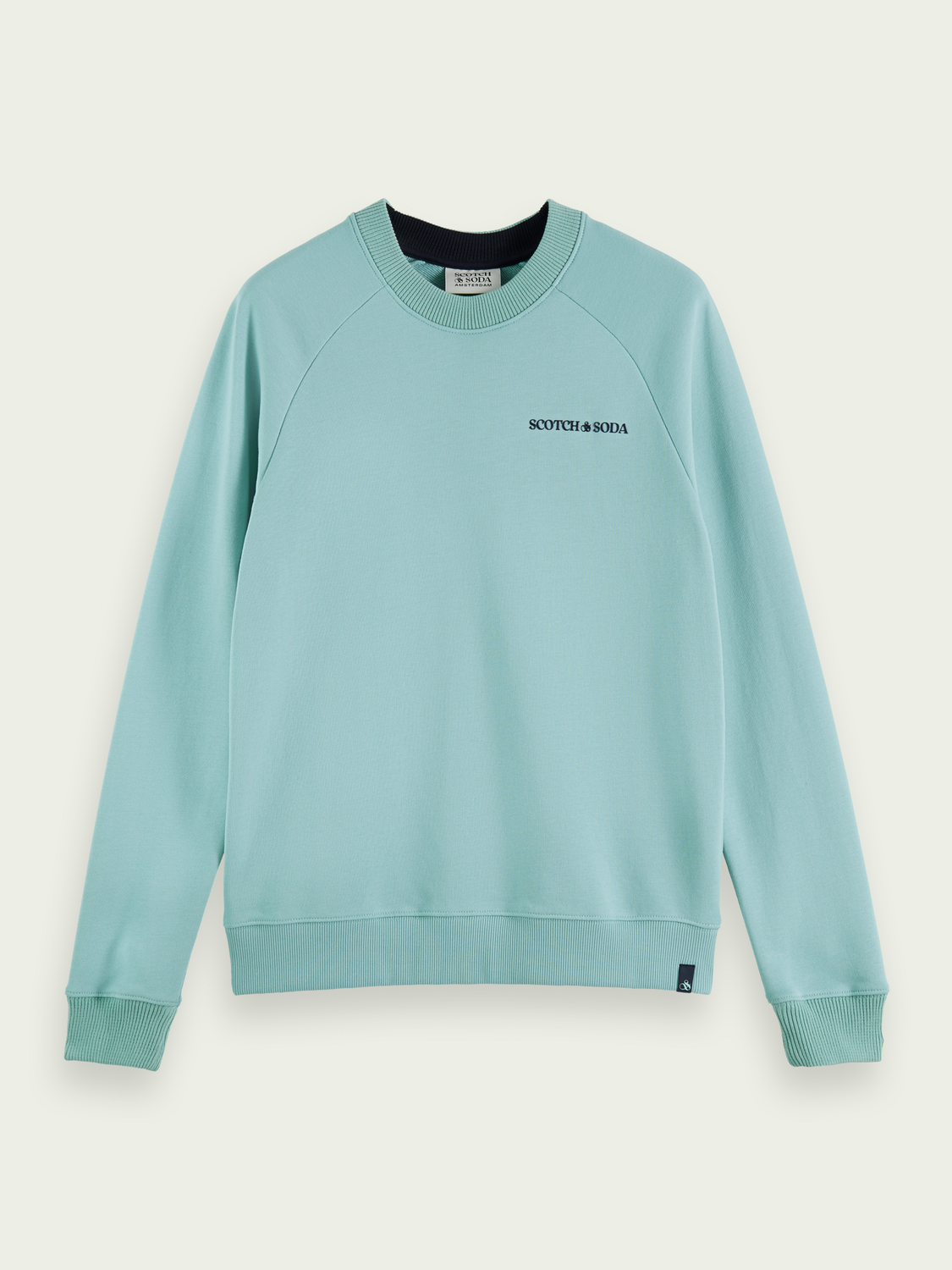 Unisex Organic Cotton Crewneck Sweatshirt | scotch & soda outlet