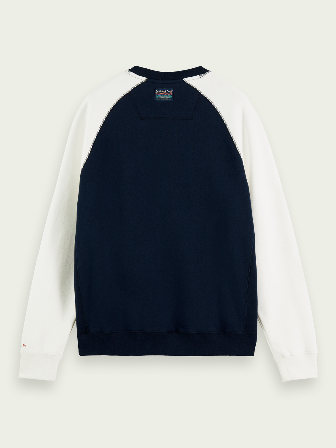 Embroidered Artwork Crewneck Sweatshirt | Scotch And Soda Outlet