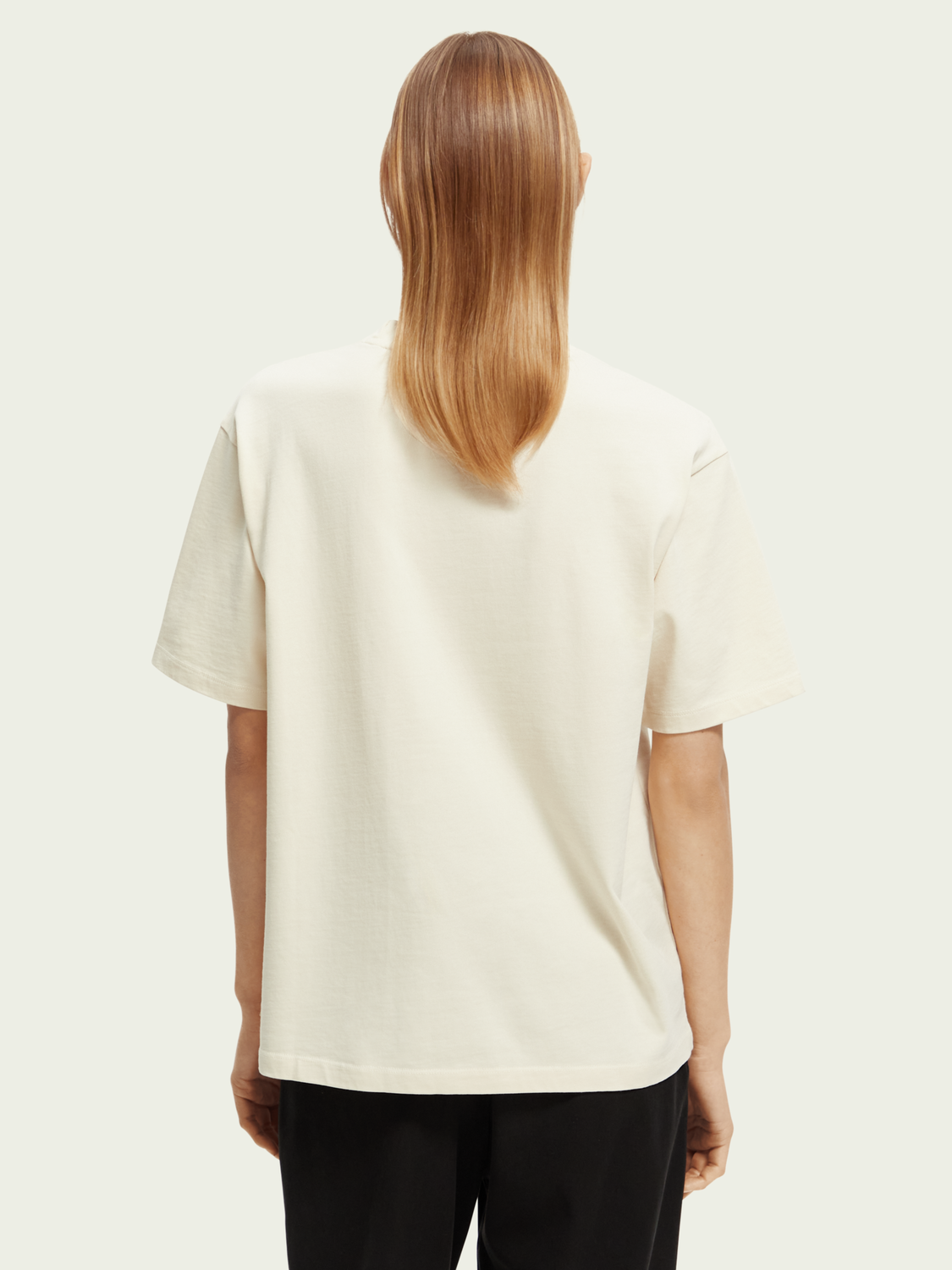 Loose Fit Graphic Organic T-Shirt | scotch & soda outlet