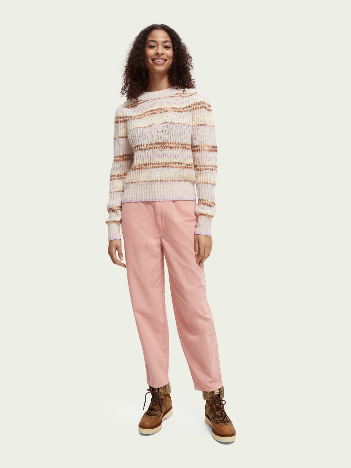 Fuzzy Knitted Sweater | scotch & soda outlet