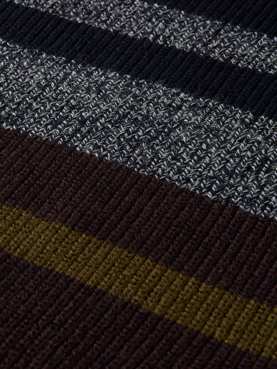 Striped Relaxed Rib Knit Sweater | Scotch And Soda Outlet