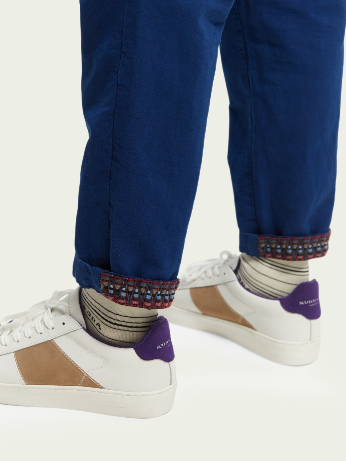 Fave Regular Tapered Fit Linen Blended Garment-Dyed Jogger | Scotch And Soda Outlet