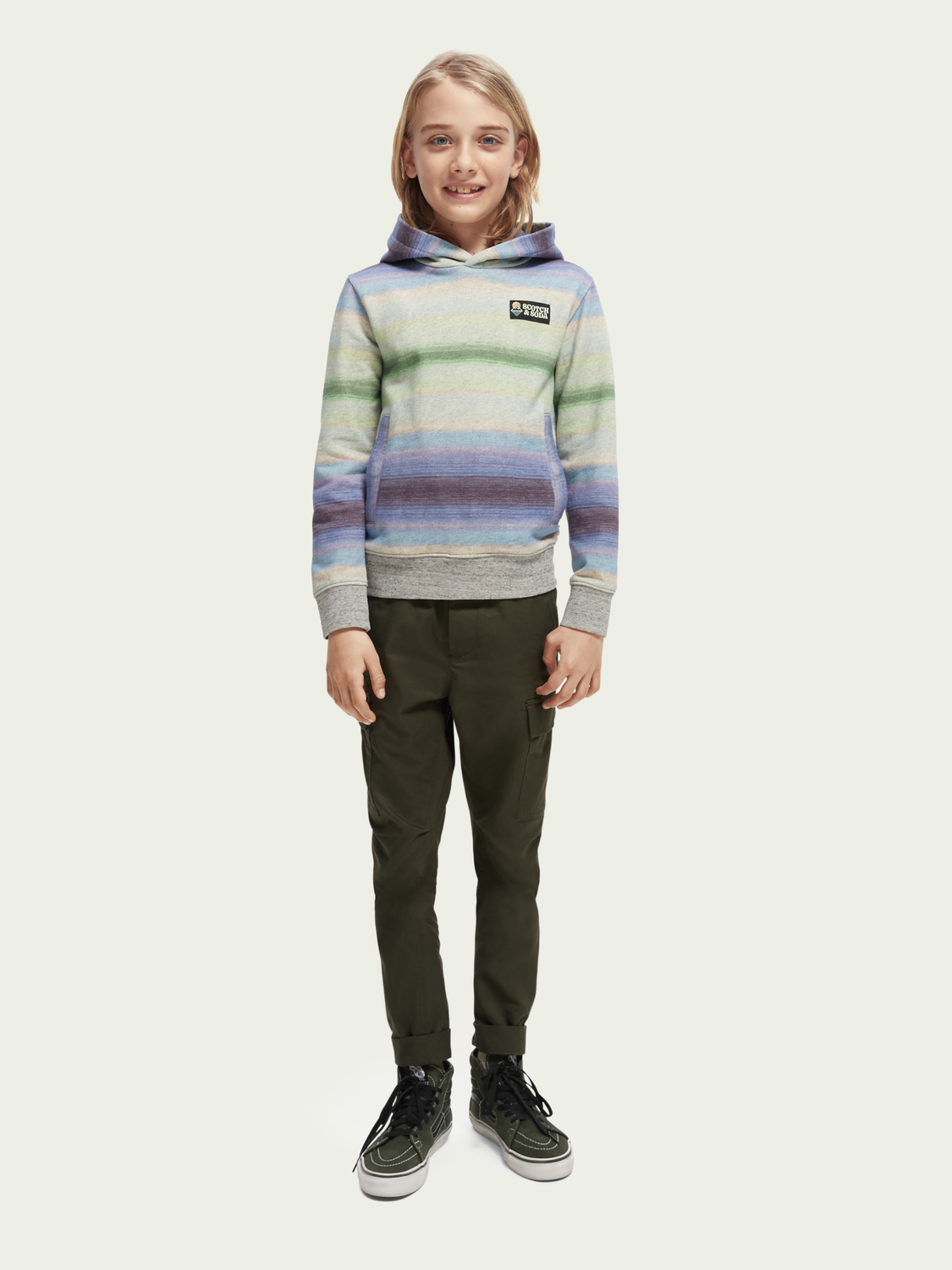 Scotch Soda Outlet | Gradient Striped Hoodie