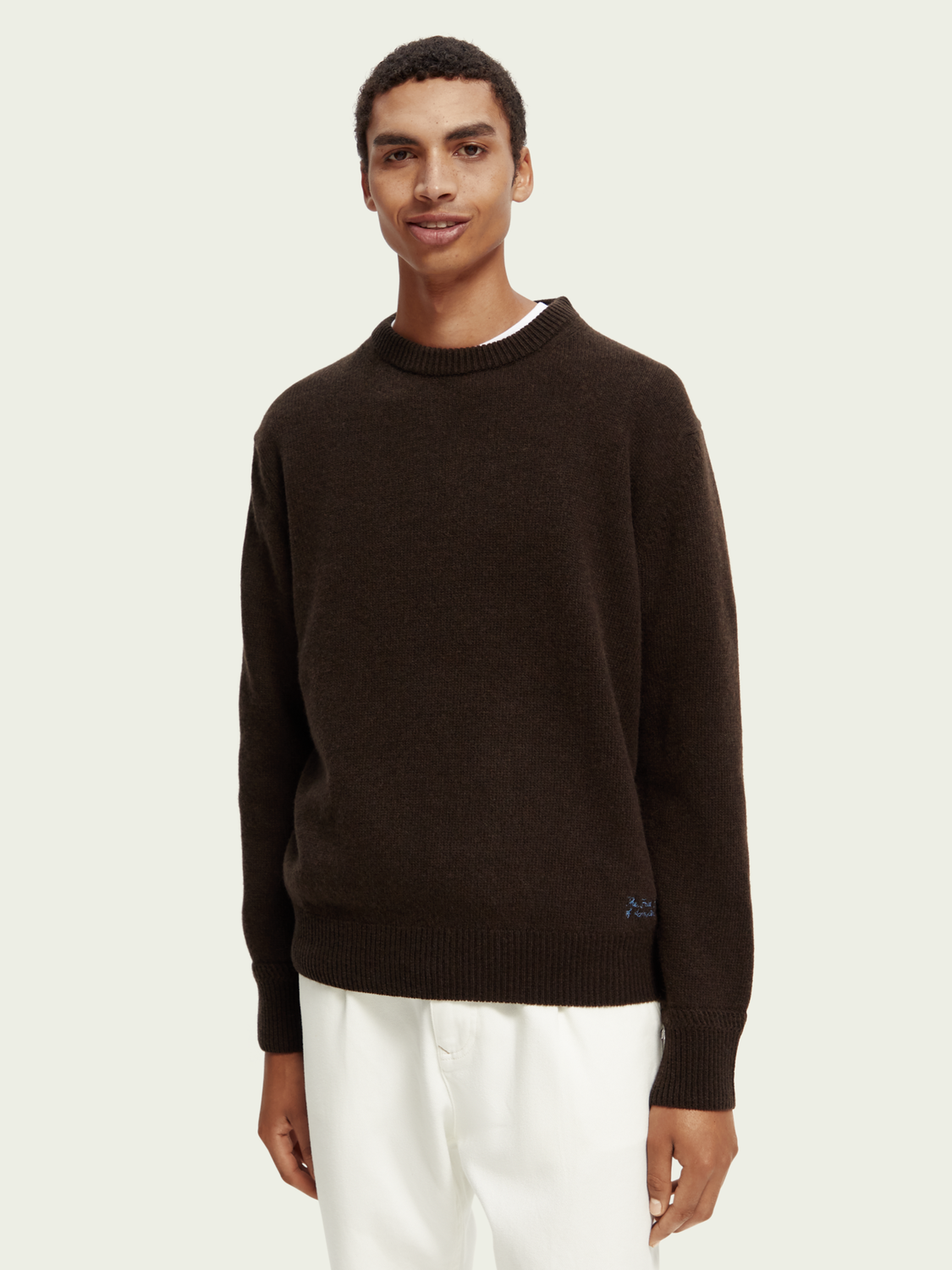 Relaxed Fit Wool Sweater | Scotch And Soda Outlet