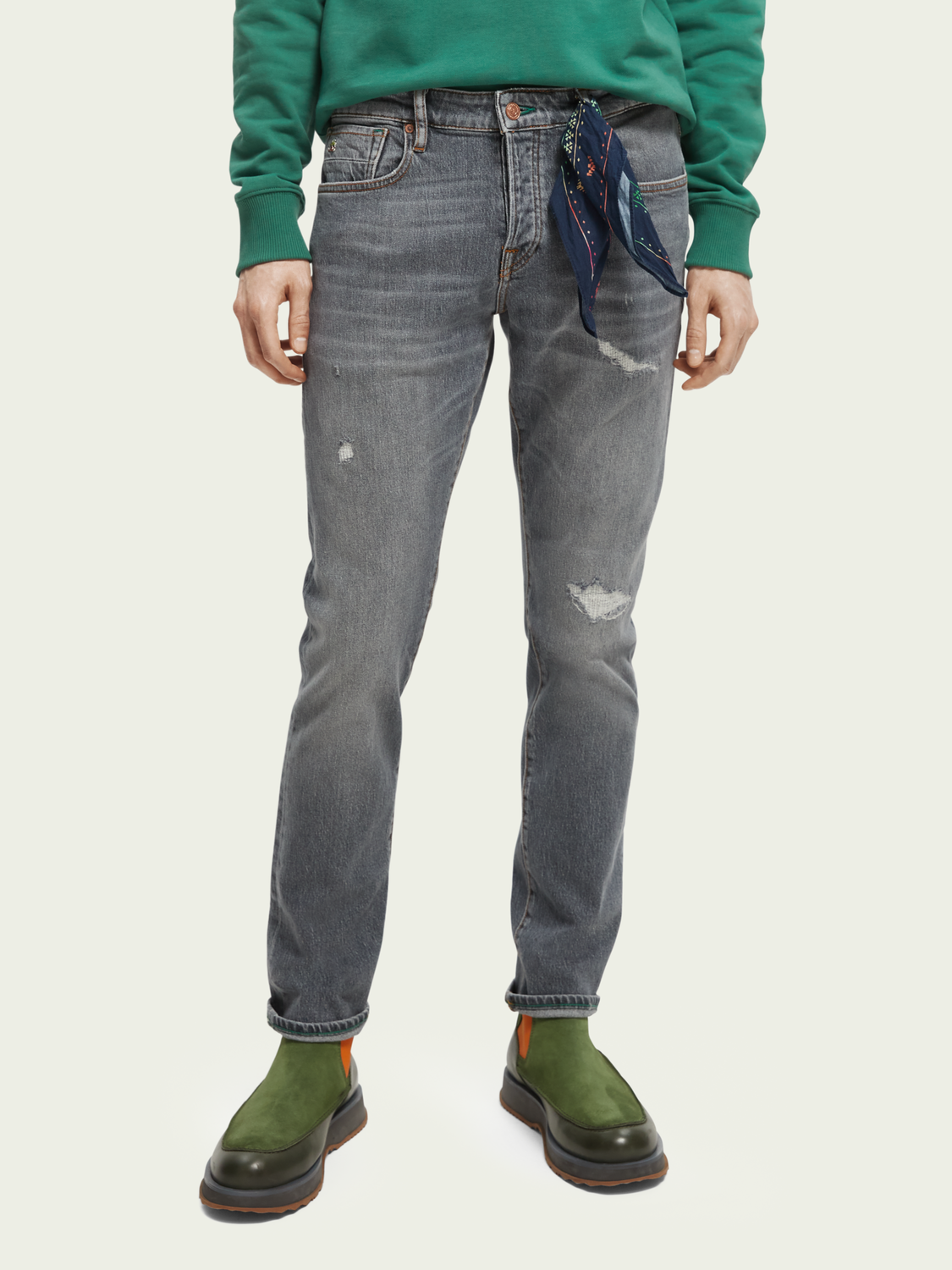 Ralston Regular Slim Fit Jeans - Graphite | Scotch And Soda Outlet